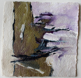 Inspiriert von Ketil Bjornstad / No man is a IIand / 15x15 cm / Acryl