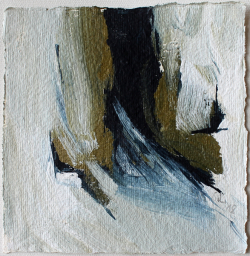 Inspiriert von Arvo Pärt / Alleluja Tropus Beatus Petronius / 15x15 cm / Acryl