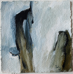Inspiriert von Arvo Pärt / Alleluja Tropus Salve Regina / 15x15 cm / Acryl