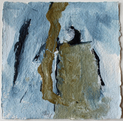 Inspiriert von Arvo Pärt / Alleluja Tropus  / 15x15 cm / Acryl