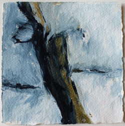 Inspiriert von Susanne Abbuehl / Bathyal / 15x15 cm / Acryl