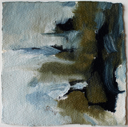 Inspiriert von Susanne Abbuehl / A call for all Demons / 15x15 cm / Acryl