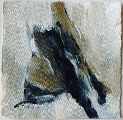 Inspiriert von Susanne Abbuehl / Don't set sail / 15x15 cm / Acryl