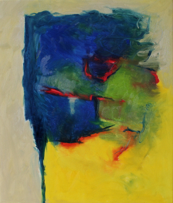 wo ich zur Ruhe komme / 70x60 cm / Oel