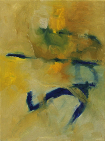 was auftaucht / 40x30cm / Oel