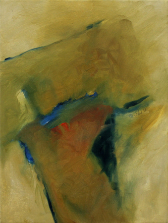wo's langgeht / 40x30cm / Oel