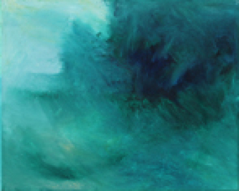 was brandet / 40x50cm / Oel