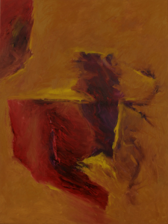 Was aus der Erde entspriesst / 100x75 cm / Öl