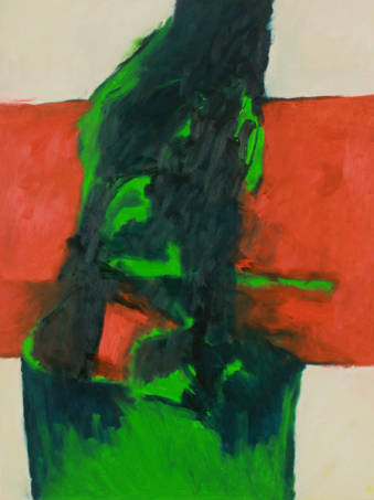 Durch den Magen / 100x75 cm / Öl