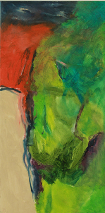 Was rätselhaft bleibt / 80x40 cm / Öl