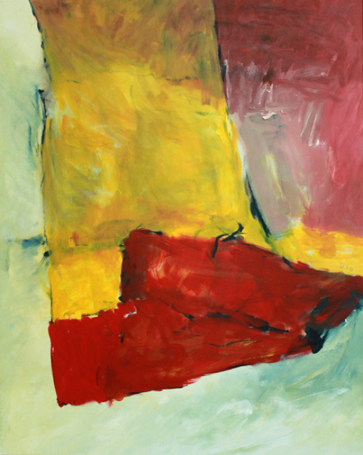 Seid barmherzig / 100x80 cm / Acryl
