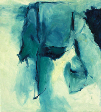 Was zusammen hält / 44x40 cm / Öl