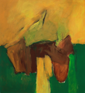 Ausgewogen / 145x135 cm / Acryl und Pigmente