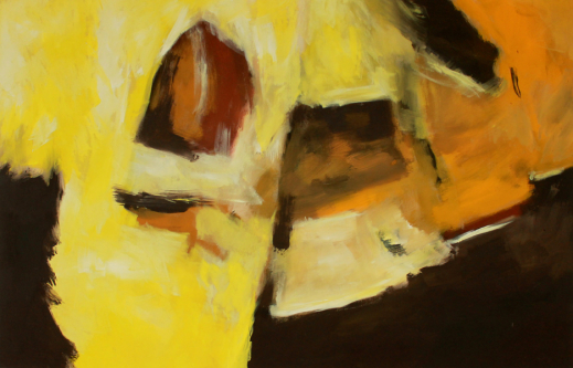 Flutendes Licht / 130x200 cm / Acryl und Pigmente