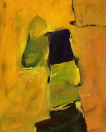 Einander erkennen / 200x150 cm / Acryl und Pigmente