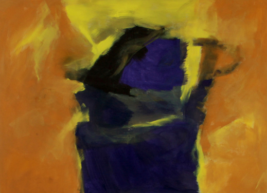 Der Standhafte / 110x150 cm / Acryl und Pigmente