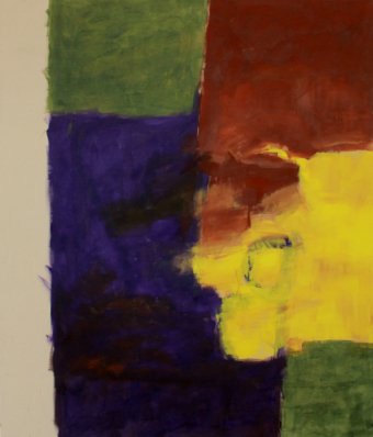 Sanftmut / 200x170 cm / Acryl und Pigmente