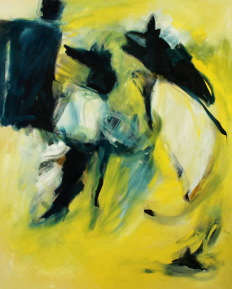 Rat der Tiere / 200x160 cm / Acryl und Pigmente