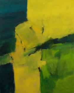Ruhiger Ort / 200x160 cm / Acryl und Pigmente