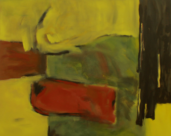 Verweilen / 160x200 cm / Acryl und Pigmente