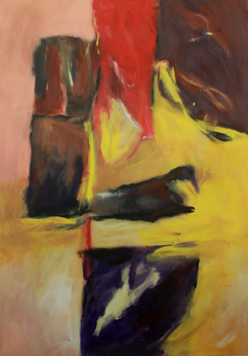 Besser werden / 200x140 cm / Acryl und Pigmente