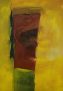 Erstaunen / 200x140 cm / Acryl und Pigmente
