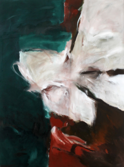 Stürmisch / 200x150 cm / Acryl und Pigmente auf Leinwand