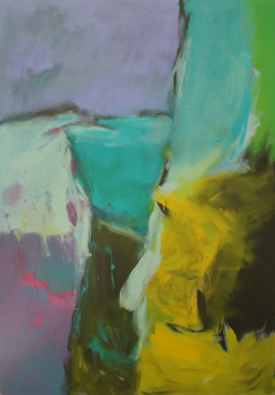 Dynamis / 200x140 cm / Acryl und Pigmente auf Leinwand