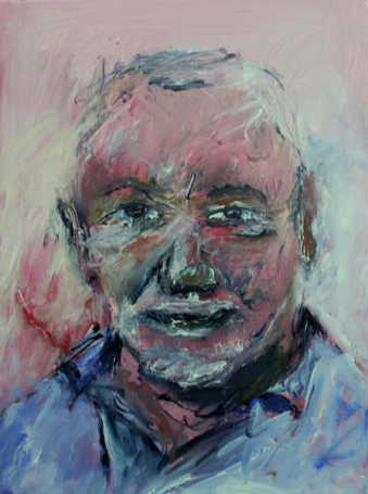 Portrait / 40x30 cm / Acryl und Pigmente