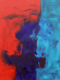Zerrissenheit / 200x150 cm / Acryl und Pigmente