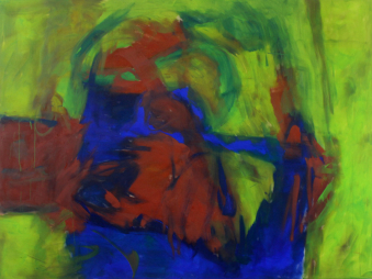 Selbstvergessen / 150x200 cm / Acryl und Pigmente