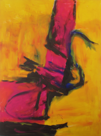 Aufwärts / 200x150 cm / Acryl und Pigmente 