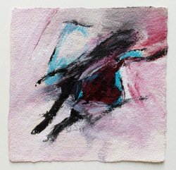 15x15 cm / Acryl auf Büttenpapier / 2/18