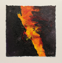 15x15 cm / Acryl auf Büttenpapier / 7/18