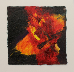 15x15 cm / Acryl auf Büttenpapier / 9/18