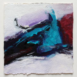15x15 cm / Acryl auf Büttenpapier / 10/18