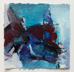 15x15 cm / Acryl auf Büttenpapier / 2/18
