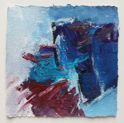 15x15 cm / Acryl auf Büttenpapier / 4/18