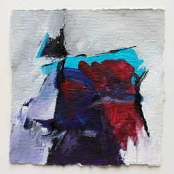 15x15 cm / Acryl auf Büttenpapier / 6/18