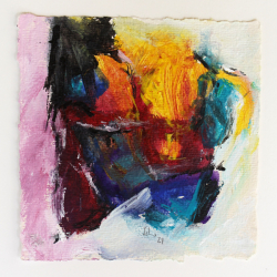 15x15 cm / Acryl auf Büttenpapier / 3/7