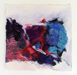 15x15 cm / Acryl auf Büttenpapier / 2/5