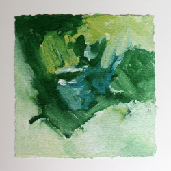 15x15 cm / Acryl auf Büttenpapier / 6/8