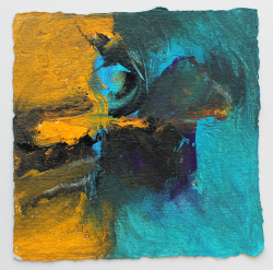 15x15 cm / Acryl auf Büttenpapier / 3/5
