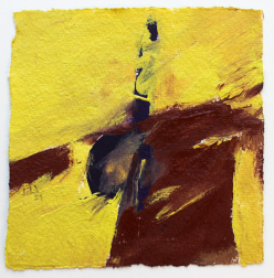 15x15 cm / Acryl auf Büttenpapier / 12/12
