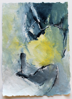 15x15 cm / Acryl auf Büttenpapier / 2/12
