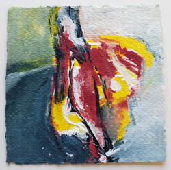 15x15 cm / Acryl auf Büttenpapier / 2/4