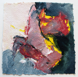 15x15 cm / Acryl auf Büttenpapier / 3/4
