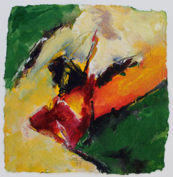 15x15 cm / Acrylique sur papier à la cuve / 1/5