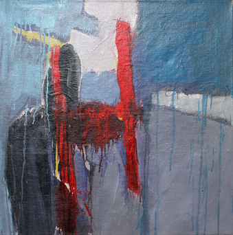 Stuhl Nr. 1 / 64x64 cm / Acryl