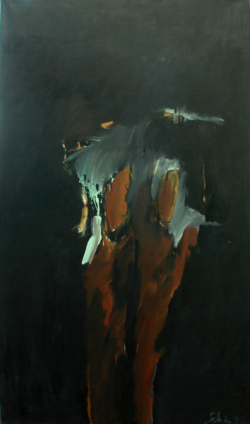 Nachtgespräche / 170x100 cm / Acryl